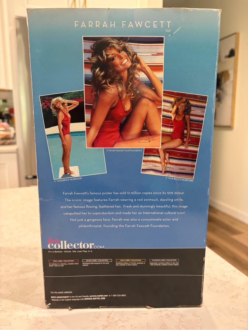 Barbie Collector Farrah Fawcett
Black Label Doll 2010 Red Swimsuit
Poster New - Picture 5 of 13